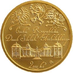 Zlatá mince Baroko - zámek Buchlovice, Proof