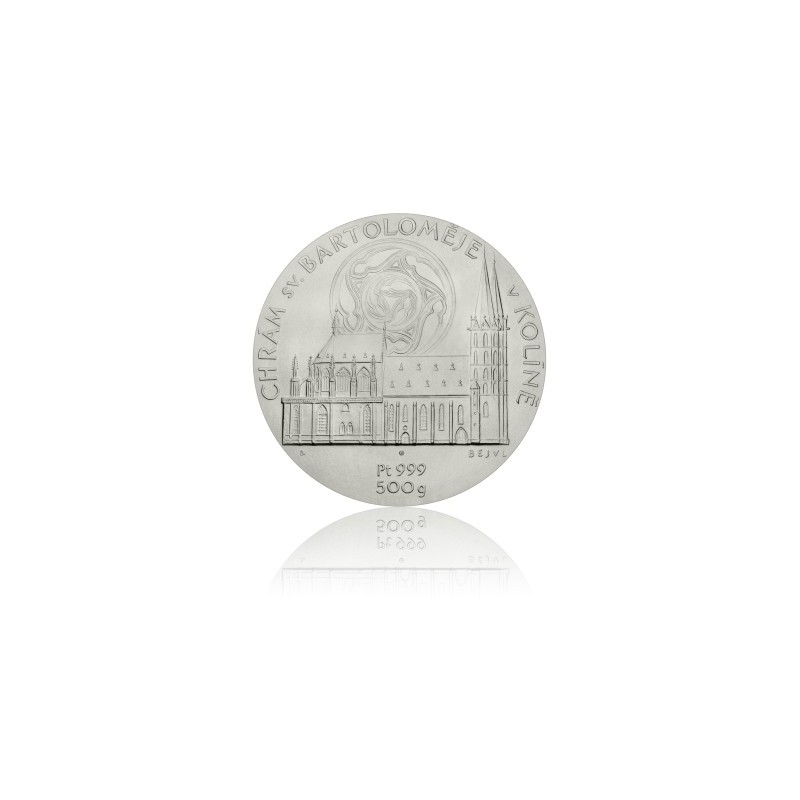 2015 - Platinová investiční medaile Katedrála sv. Bartoloměje v Kolíně