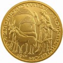 2001 - Zlatá mince Románský sloh - rotunda ve Znojmě, standard - b.k. 