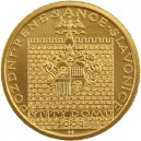 Zlatá mince Pozdní renesance - štíty domů ve Slavonicích, Proof