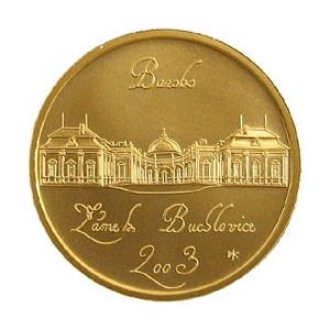 Zlatá mince Baroko - zámek Buchlovice, Proof