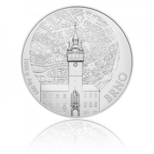 2016 - Stříbrná investiční medaile Statutární město Brno - 1 kg