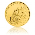 Hrad Bezděz - zlatá mince z cyklu Hrady České republiky - běžná kvalita - Standard 