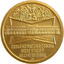 Zlatá mince Kubismus - lázeňský dům v Lázních Bohdaneč, Proof