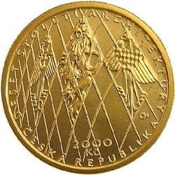 Zlatá mince Současnost - Tančící dům v Praze, Proof
