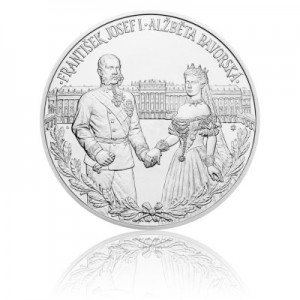 2016 - Stříbrná mince 100 NZD František Josef I. a Alžběta Bavorská - 1 kg - Standard