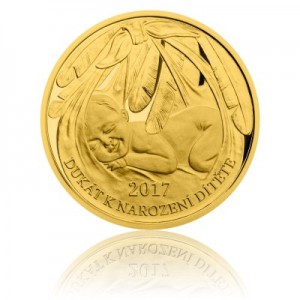 2017 - Zlatý Dukát k narození dítěte - Au 1/10 Oz