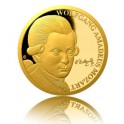 2017 - Zlatá mince 25 NZD W. A. Mozart - Proof - 1/2 Oz