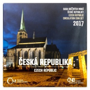 Sada oběžných mincí Česká republika 2017