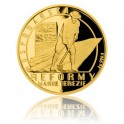 2017 - Zlatá mince 10 NZD Reformy Marie Terezie - hospodářská - Proof 