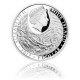 2017 - Stříbrná mince 1 NZD Puštík bělavý - kolorováno 