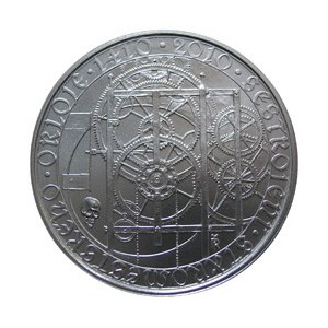 Pamětní stříbrná mince Staroměstský orloj - Proof 
