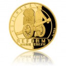 2017 - Zlatá mince 10 NZD Reformy Marie Terezie - vojenská - Proof 