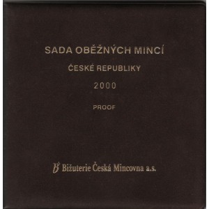 Sada oběžných mincí České republiky 2000 - Proof