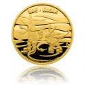2015 - Zlatá mince 5 NZD Bob a Bobek - Proof 