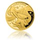 2015 - Zlatá mince 5 NZD 50 let výročí Večerníčka - Proof 