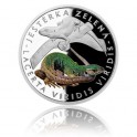 2017 - Stříbrná mince 1 NZD Ještěrka zelená - kolorováno 