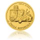 2017 - Zlatá mince 5 NZD Český lev - 1/25 Oz