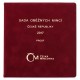 Sada oběžných mincí České republiky 2017 - Proof /semišový obal/