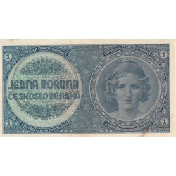 1 Koruna 1938/1940 - A 041 ruční přetisk