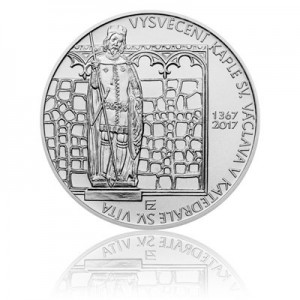 Stříbrná mince Kaple sv. Václava v katedrále sv. Víta - Standard