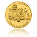 2018 - Zlatá mince 50 NZD Český lev - 1 Oz - číslováno