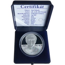 Stříbrná medaile Jan Palach