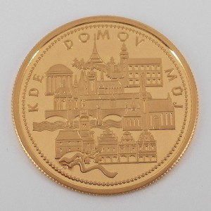 1993 - Zlatá medaile - pětidukát Vznik samostatné České republiky, 1. 1. 1993