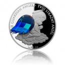 2018 - Stříbrná mince 2 NZD Crystal Coin - Anděl strážný 