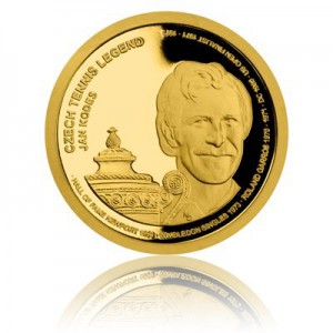 2018 - Zlatá mince 25 WST Jan Kodeš - Au 1/4 Oz