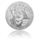 Stříbrná mince 80 NZD Jiří z Poděbrad 1 kg - Standard