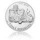 2018 - Stříbrná mince 25 NZD Český lev - 10 Oz
