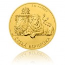 2018 - Zlatá mince 250 NZD Český lev - 5 Oz