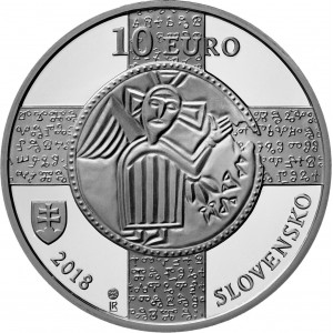 Stříbrná pamětní mince Uznání slovanského jazyka 2018, Standard
