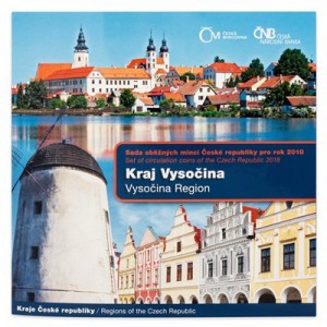 Sada oběžných mincí České republiky 2018 - Kraj Vysočina