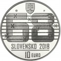 Stříbrná pamětní mince Nenásilný odpor občanů v srpnu 1968, Proof