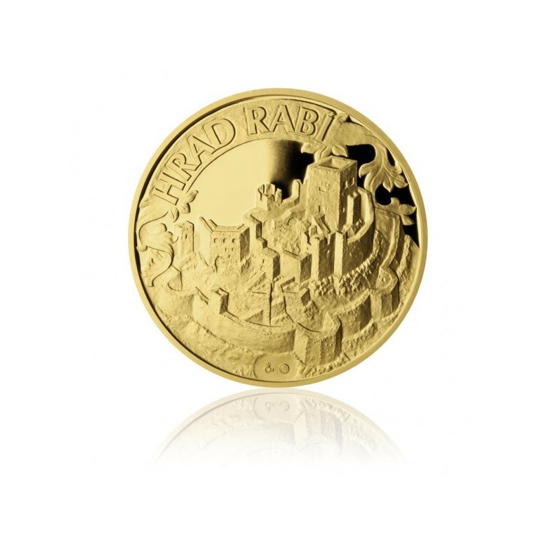 Zlatá medaile Hrad Rabí - Au 1/4 Oz