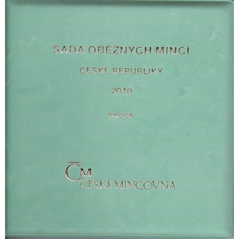 Sada oběžných mincí České republiky 2010 - Proof