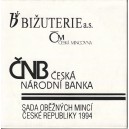 Sada oběžných mincí České republiky 1994 /HM,RCM,BJ/