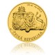 2019 - Zlatá mince 10 NZD Český lev - 1/4 Oz 