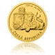 2019 - Zlatá mince 5 NZD Český lev - 1/25 Oz 