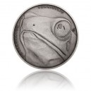 2018 - Stříbrná mince 1 NZD Zvířecí rekordmani - Pralesnička strašná