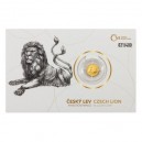 2019 - Zlatá mince 5 NZD Český lev - 1/25 Oz  - číslováno