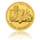 2019 - Zlatá mince 5 NZD Český lev - 1/25 Oz  - číslováno