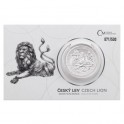 2019 - Stříbrná mince 5 NZD Český lev  - 2 Oz číslováno