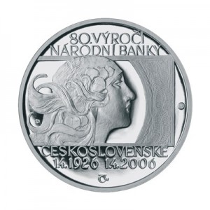 2006 - Stříbrná medaile 80. výročí Státní banky Československé