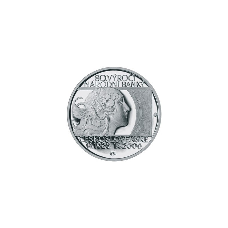 2006 - Stříbrná medaile 80. výročí Státní banky Československé