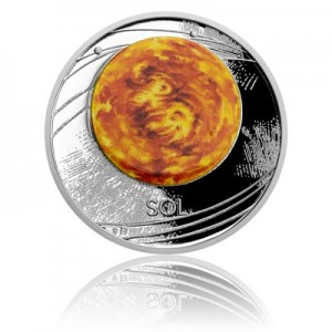 2019 - Stříbrná mince 1 NZD Slunce
