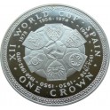 Stříbrná pamětní mince MS ve fotbale Španělsko - Znaky mistrů světa, Proof, rok 1982