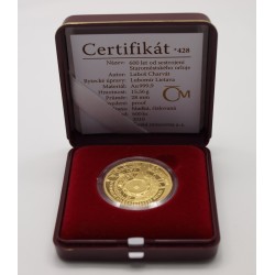 Zlatá medaile Staroměstský orloj-Au 1/2 Oz